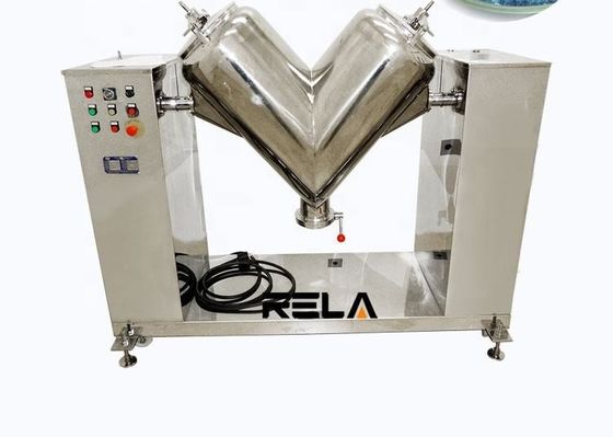 Mezclador de la licuadora de V para el polvo seco de la comida de leche del silicio del carbono del metal